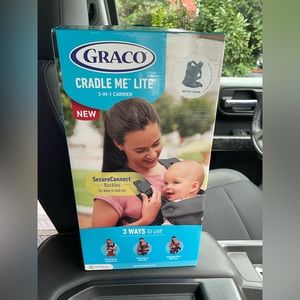 Graco cradle me lite 3 in 1 carrier deep sea 🌊 baby wearing